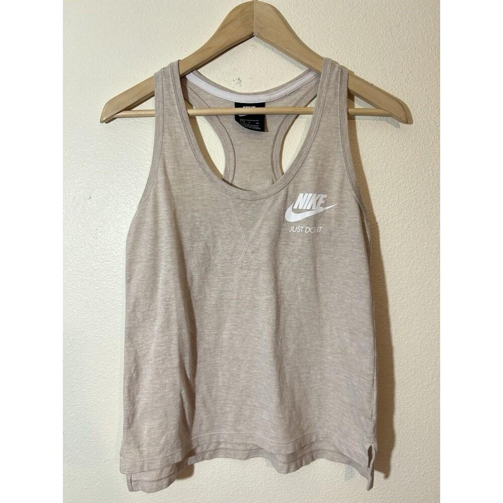 Nike Women's Racerback Tank Top - tan - Size Small